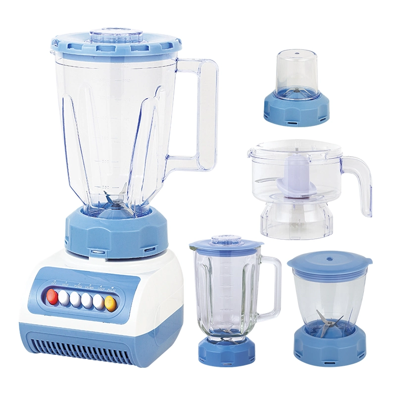 Kitchen Appliance Multifunction Food Processor Smoothie Juicer Extractor Hand Free Stirrer Mixer Coffee Bean Grinder Meat Chopper Milk Ice Fruit Blender