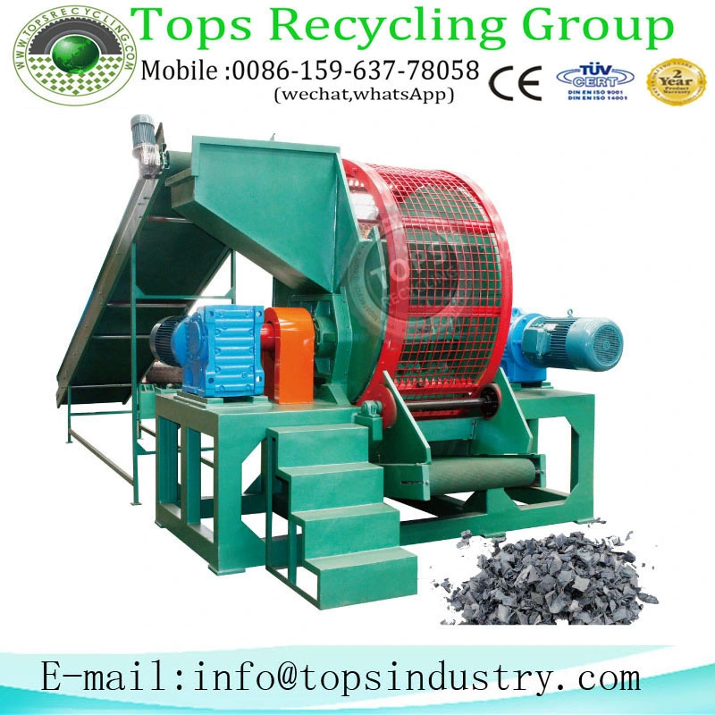 Scrap Tyre Recycling Plant Used Waste Tire Recycling Machine Plan